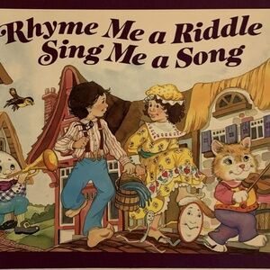 Vintage Rhyme Me a Riddle Sing Me a Song Book